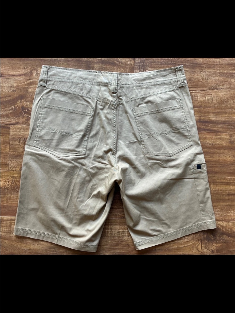 DENIZEN LEVI’S Mens Khahi 6 Zip Pocket Style Cotton Utility Shorts Bottom Sz 38